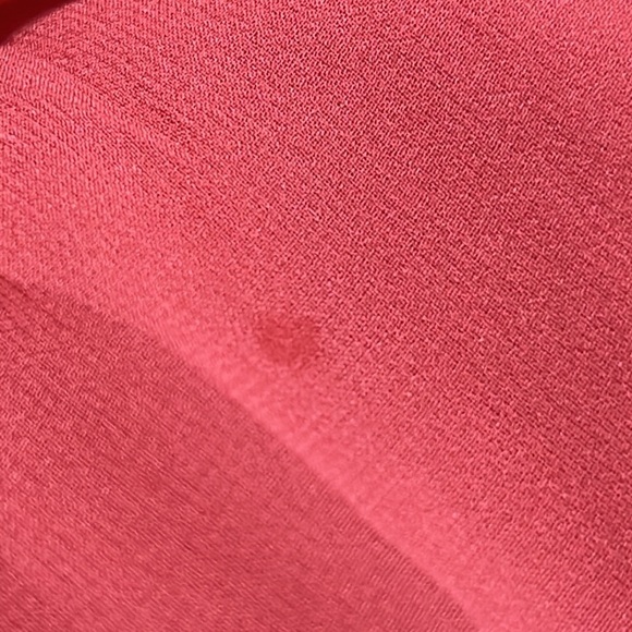 Max and Cleo Coral SILK DRESS, KNEE LENGTH SPECIAL OCCASIONS, SIZE 2. - Picture 9 of 9